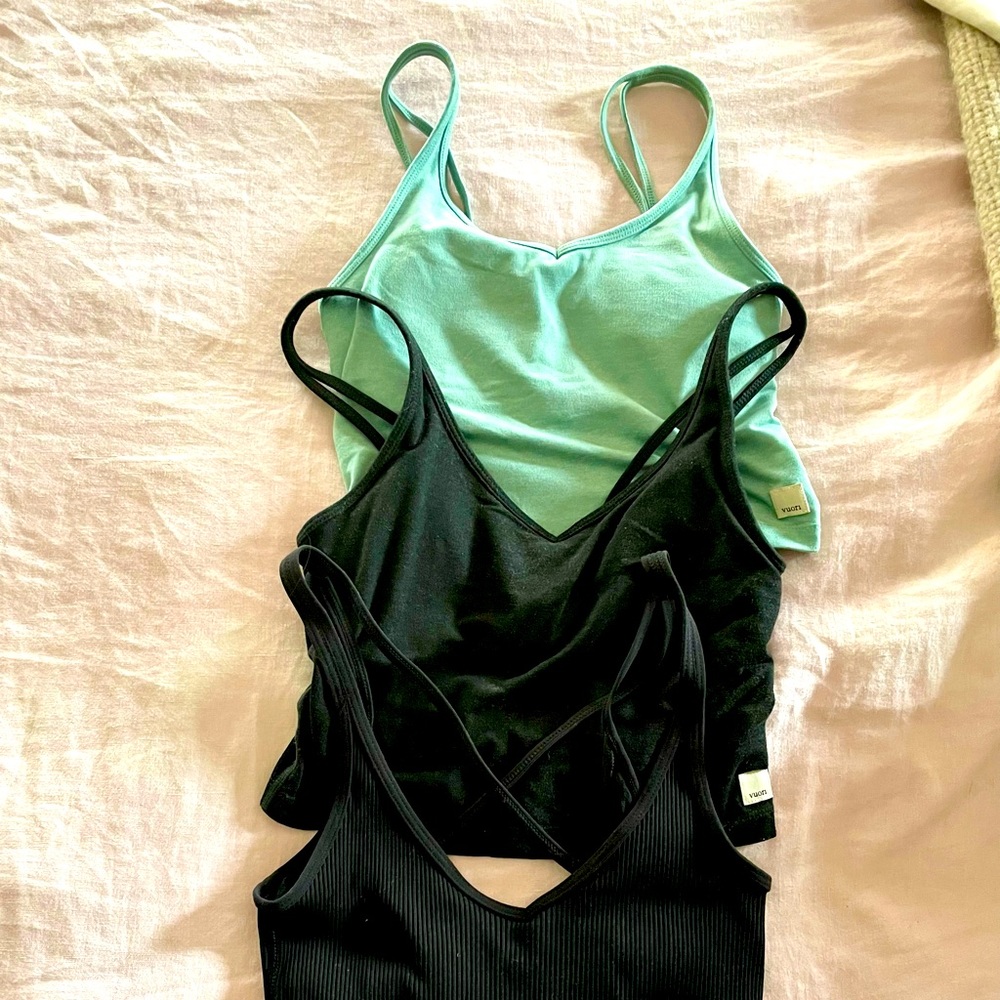 Trio of Vuori sports tops XS